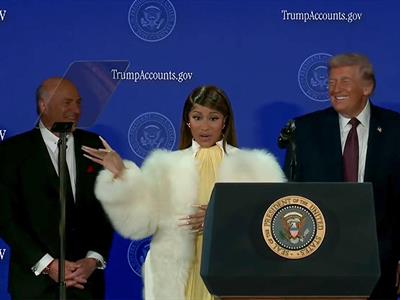 Nicki Minaj apoya a Trump en cuentas de ahorro para niños