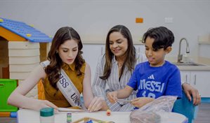 Caid recibe a la Miss Universo F&aacute;tima Bosch en visita de sensibilizaci&oacute;n sobre el autismo