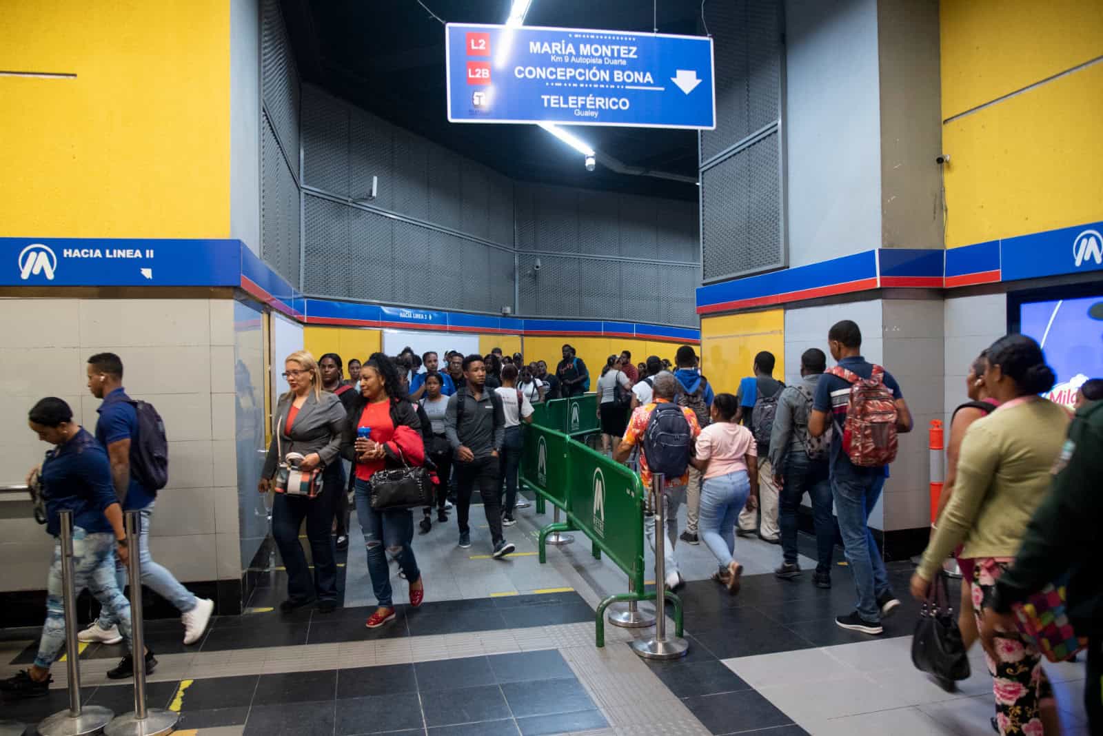 En la estaci&oacute;n Juan Pablo Duarte se concentra la mayor cantidad de usuarios.