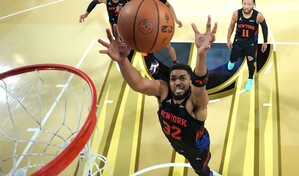 Karl Anthony Towns captura 18 rebotes pero no evita ca&iacute;da de los Knicks ante el Thunder