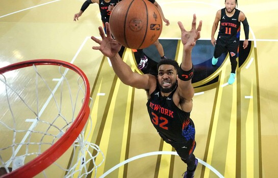 Karl Anthony Towns captura 18 rebotes pero no evita ca&iacute;da de los Knicks ante el Thunder