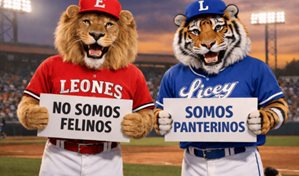 Los Leones del Escogido: campeones... pero no "felinos" en sentido cient&iacute;fico