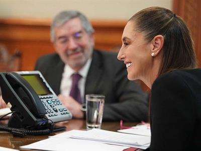 Sheinbaum : "productiva y cordial" llamada con Trump