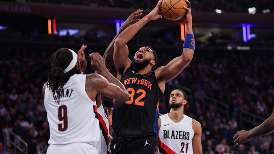 Karl-Anthony Towns tom&oacute; 20 rebotes y gui&oacute; el triunfo de los Knicks