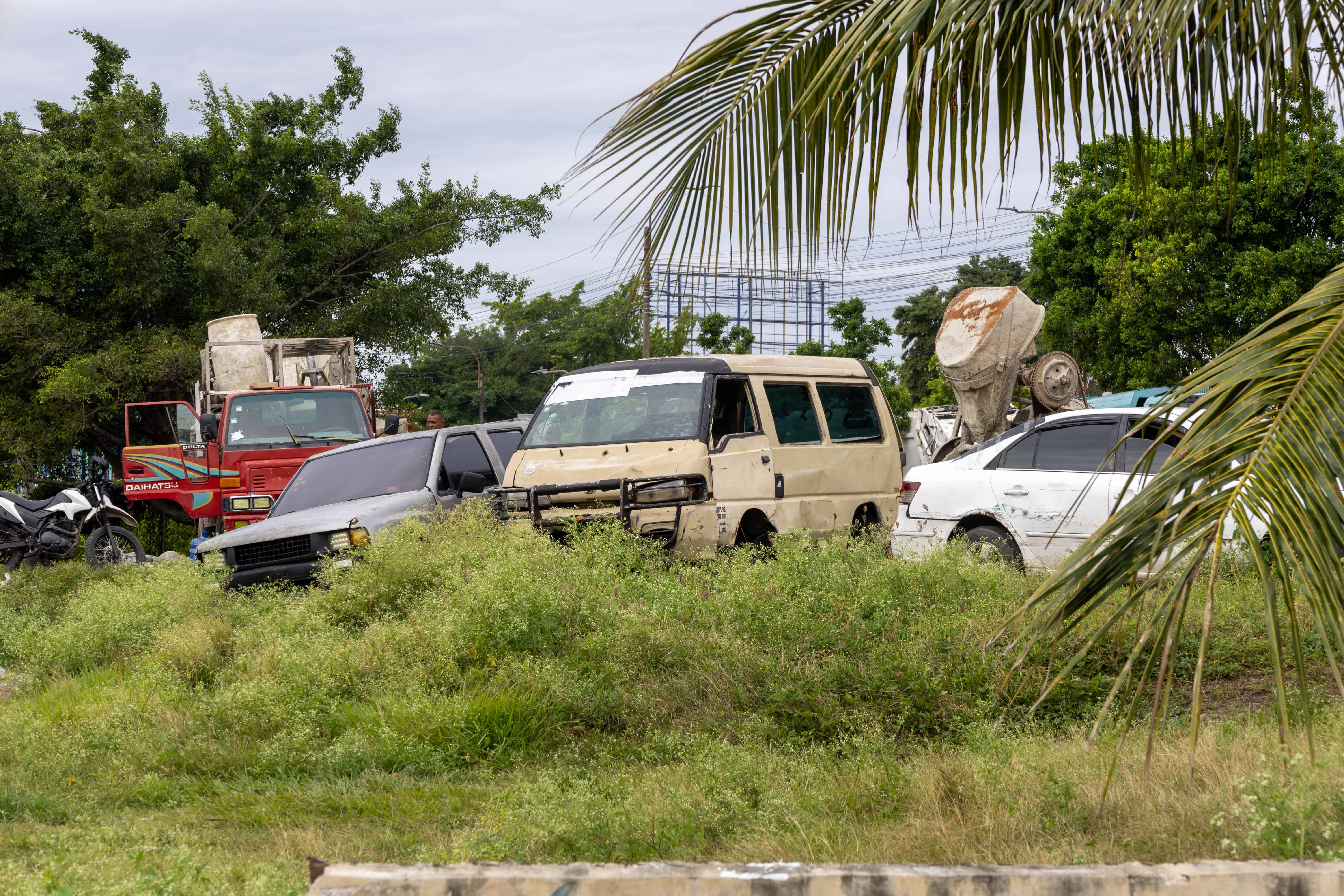 El lugar está abandonado.