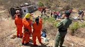 Al menos 15 peregrinos muertos en un accidente de bus en el noreste de Brasil