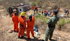 Al menos 15 peregrinos muertos en un accidente de bus en el noreste de Brasil