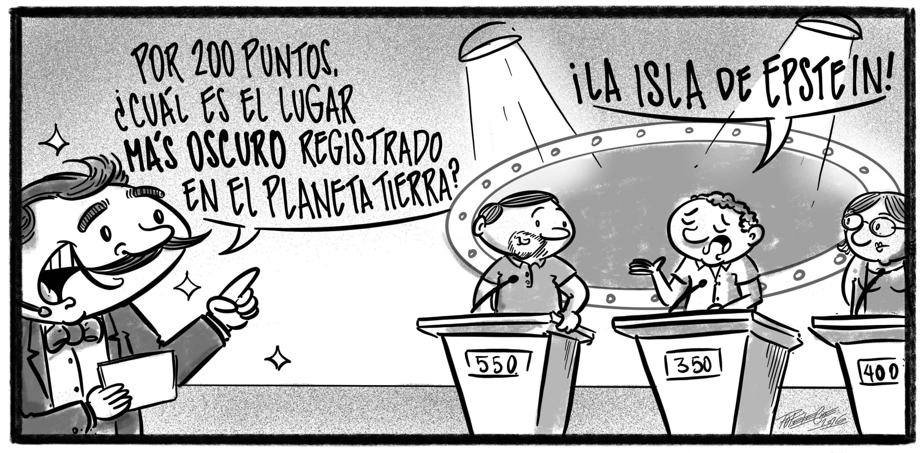 Caricatura de Noticiero Poteleche 4 febrero 2026