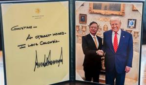 Trump recibe a Petro en la Casa Blanca para un borr&oacute;n y cuenta nueva