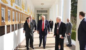 Trump recibe a Petro en la Casa Blanca para su primer cara a cara