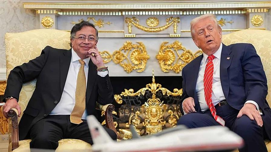 Petro niega haberle pedido a Trump que le retire las sanciones