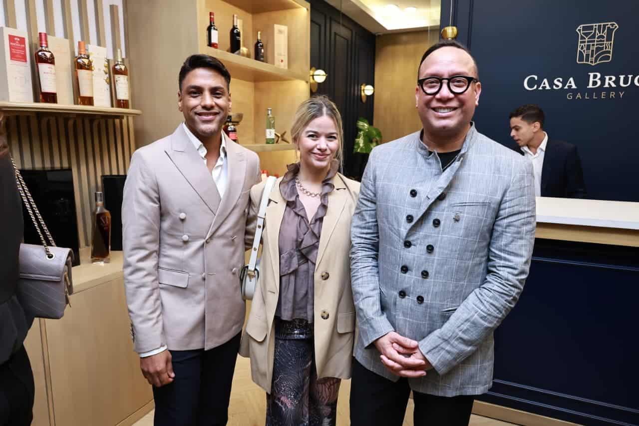 Ra&uacute;l Coh&eacute;n, Catherine Lemoine y Jos&eacute; Jhan.