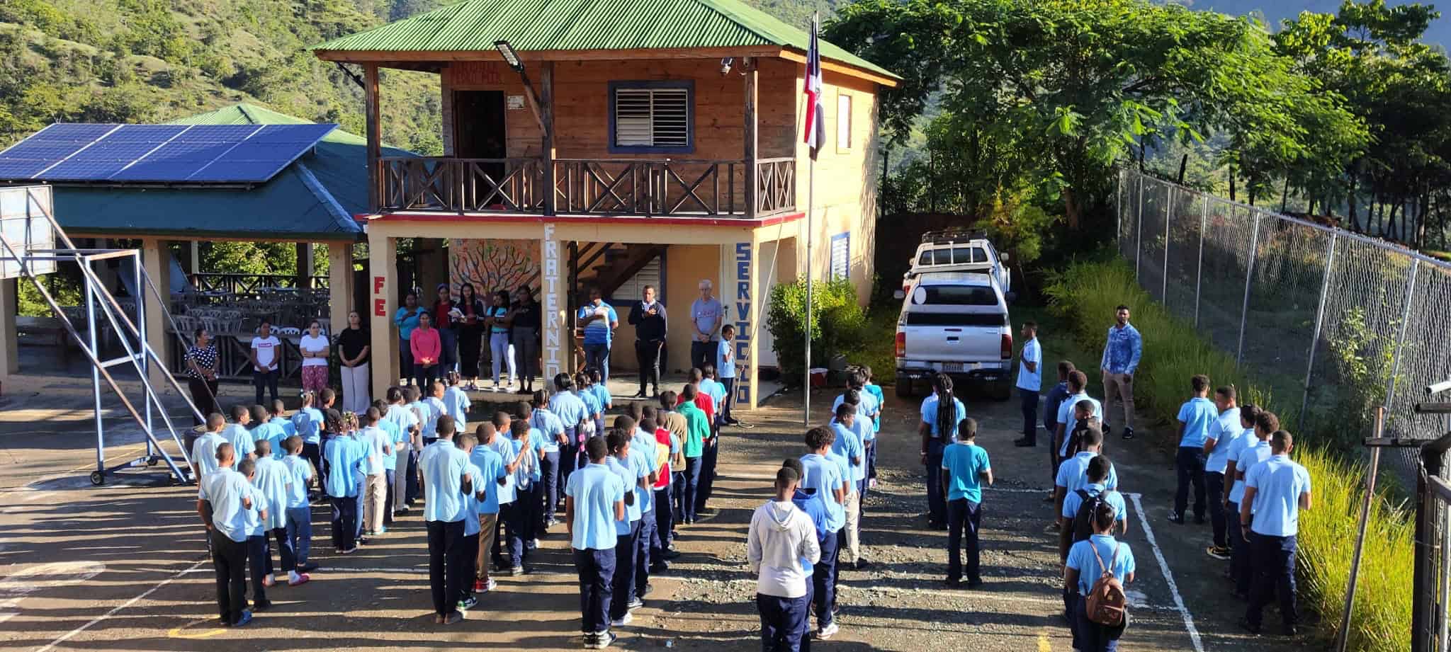 Estudiantes del centro San Jos&eacute;. 