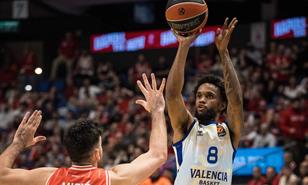 El dominicano Jean Moreno del Valencia, mejor jugador de la jornada 27 de la Euroliga