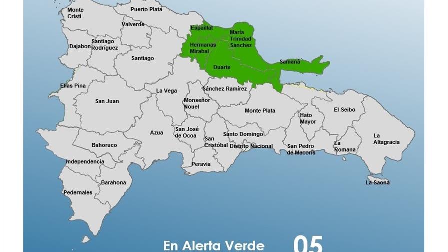 El COE aumenta a cinco las provincias en alerta verde por lluvias que provocar&aacute; un frente fr&iacute;o