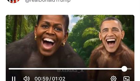 La publicaci&oacute;n de un video racista contra los Obama fue un error de un empleado, dice la Casa Blanca