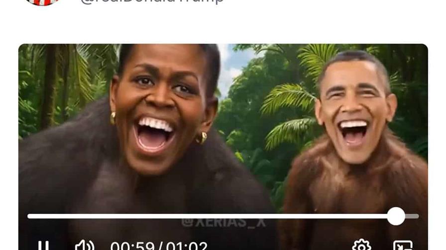 La publicaci&oacute;n de un video racista contra los Obama fue un error de un empleado, dice la Casa Blanca