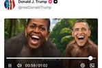 Furia en EE. UU. despu&eacute;s de que Trump publicara una imagen que retrata a los Obama como monos