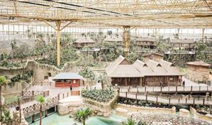 Una selva bajo cristal: abre el mayor invernadero tropical del mundo con hotel subacu&aacute;tico