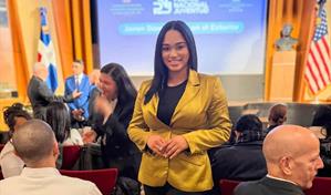 Dominicana Rub&iacute; Tiburcio es reconocida como finalista del Premio Nacional Juventud 2026
