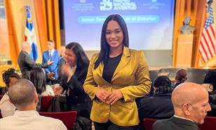 Dominicana Rub&iacute; Tiburcio es reconocida como finalista del Premio Nacional Juventud 2026