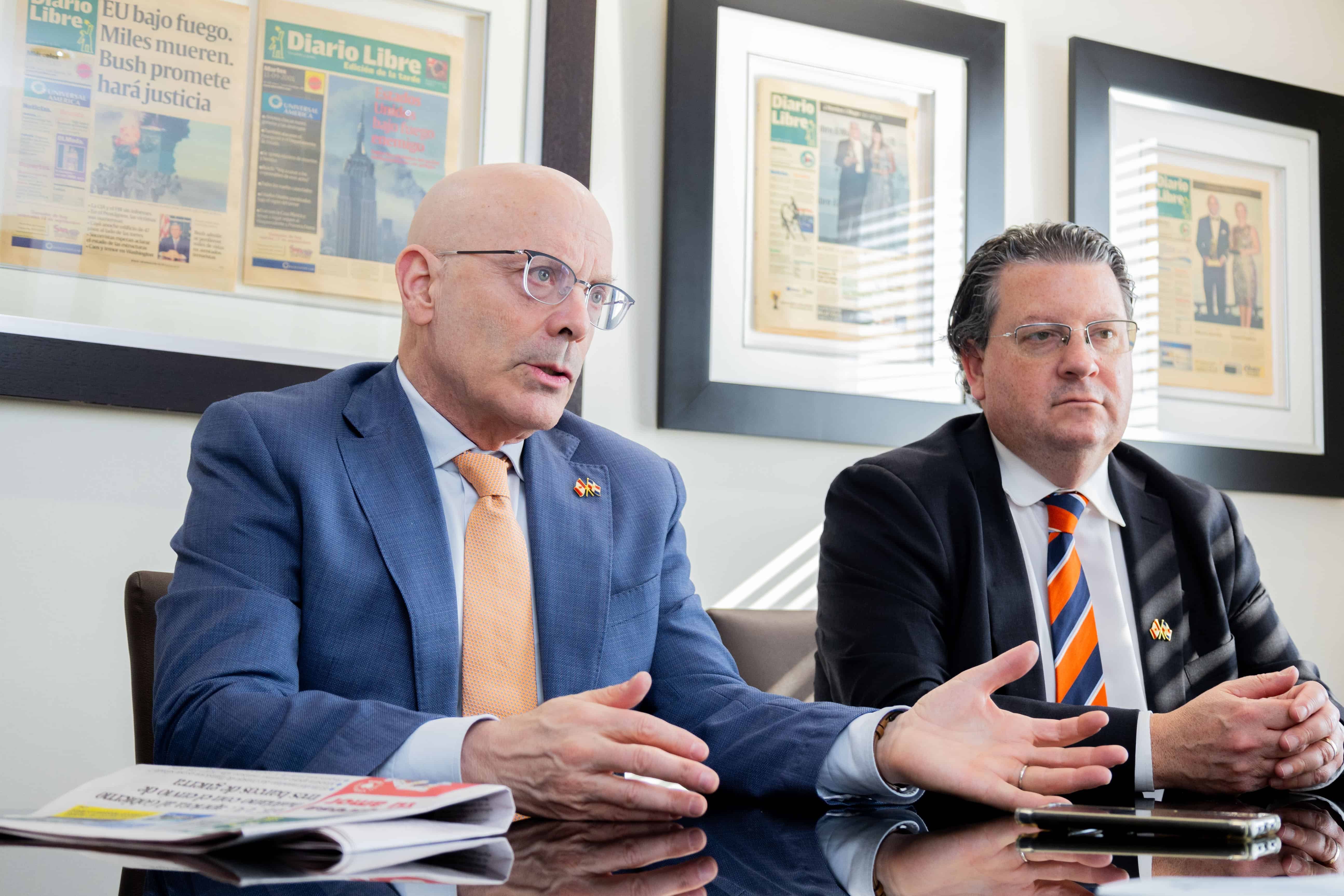 The president of the Canadian Council for the Americas, Kenneth N. Frankel and Eric Miller, president of Rideau Potomac Strategy Group.