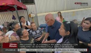 Jefe del Parlamento de Venezuela anticipa aprobaci&oacute;n de ley de amnist&iacute;a para el martes pr&oacute;ximo