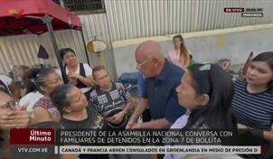 Jefe del Parlamento de Venezuela anticipa aprobaci&oacute;n de ley de amnist&iacute;a para el martes pr&oacute;ximo