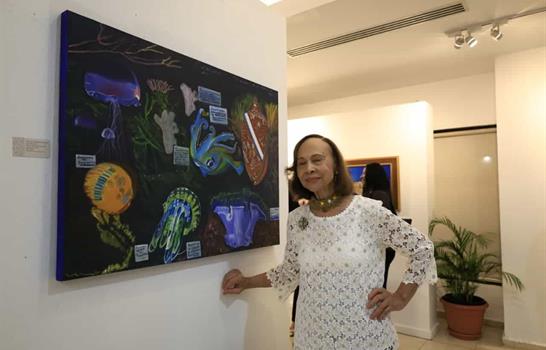 Mar&iacute;a Anunziata Ronzino deja inaugurada su exposici&oacute;n retrospectiva De la mano del color, la vida