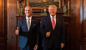 Trump y Asfura hablan en Miami sobre comercio e inversi&oacute;n entre EE. UU. y Honduras