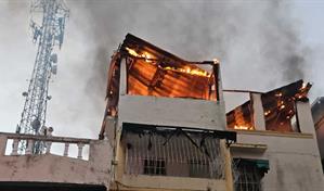 Se incendia vivienda en el residencial Constelaci&oacute;n en el Distrito Nacional