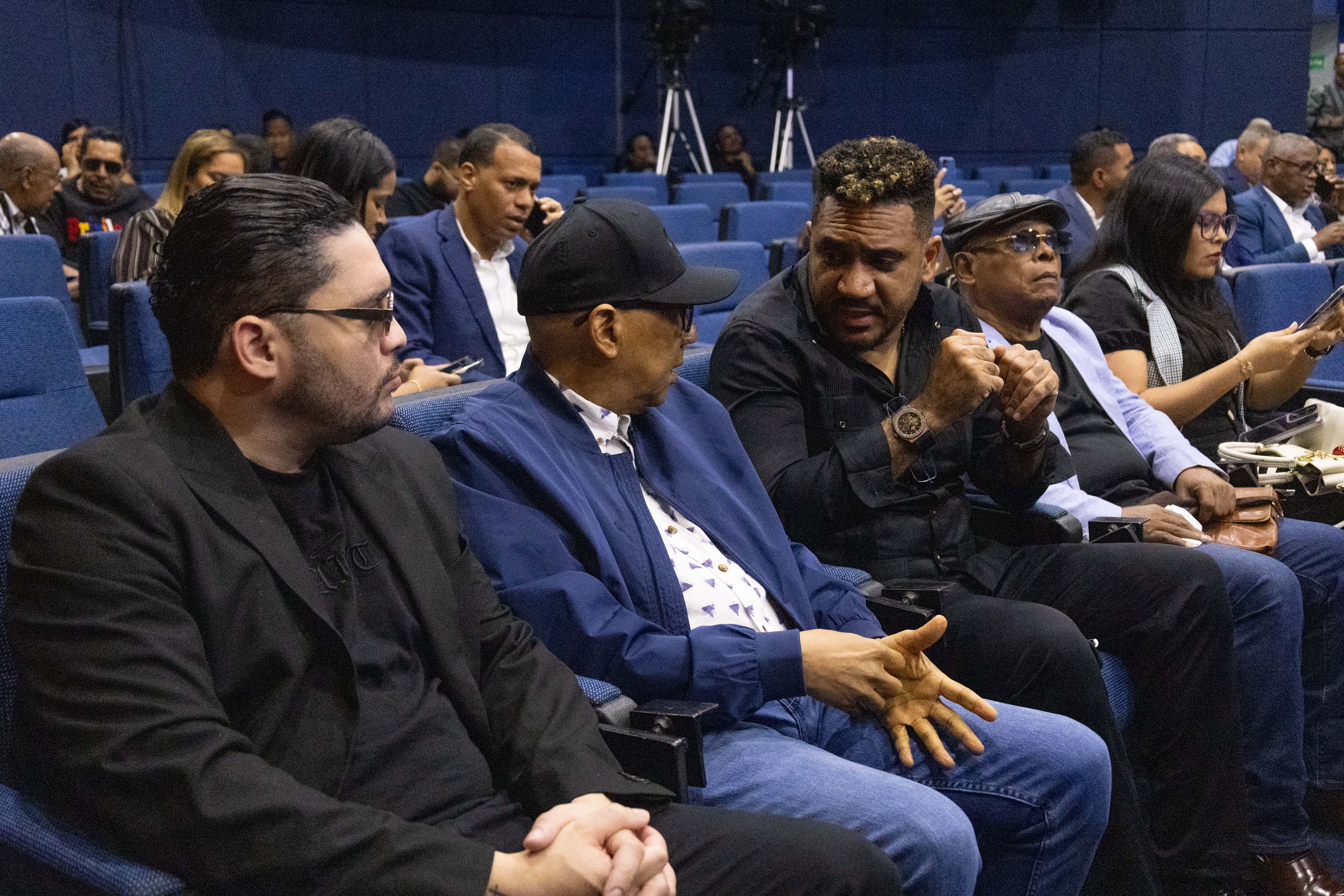 Rafely Rosario, el maestro Dioni Fern&aacute;ndez, Silvio Mora y Vicente Pacheo.