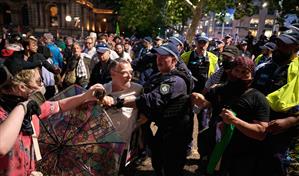 La Polic&iacute;a dispersa la manifestaci&oacute;n contra el presidente israel&iacute; en S&iacute;dney