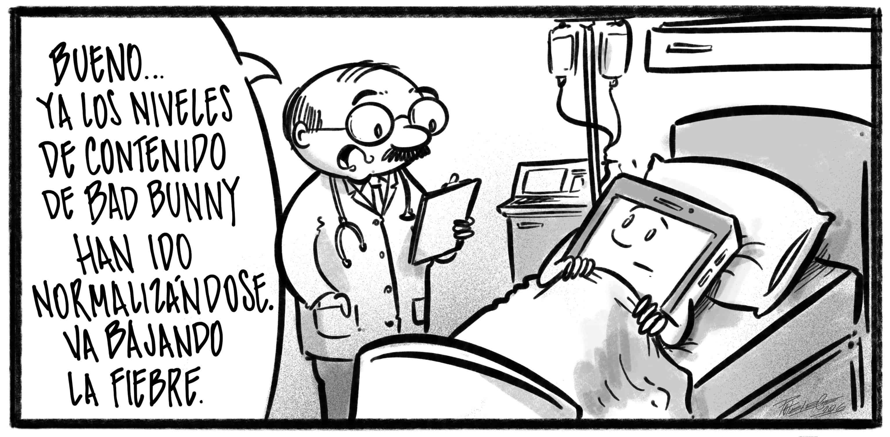 Caricatura de Noticiero Poteleche 10 febrero 2026