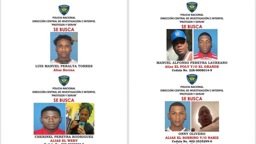 Polic&iacute;a emite un "se busca" contra  cuatro pr&oacute;fugos por homicidio de un menor en Pedro Brand