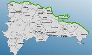 El COE emite alerta para embarcaciones y ba&ntilde;istas por oleaje peligroso de hasta 10 pies de altura