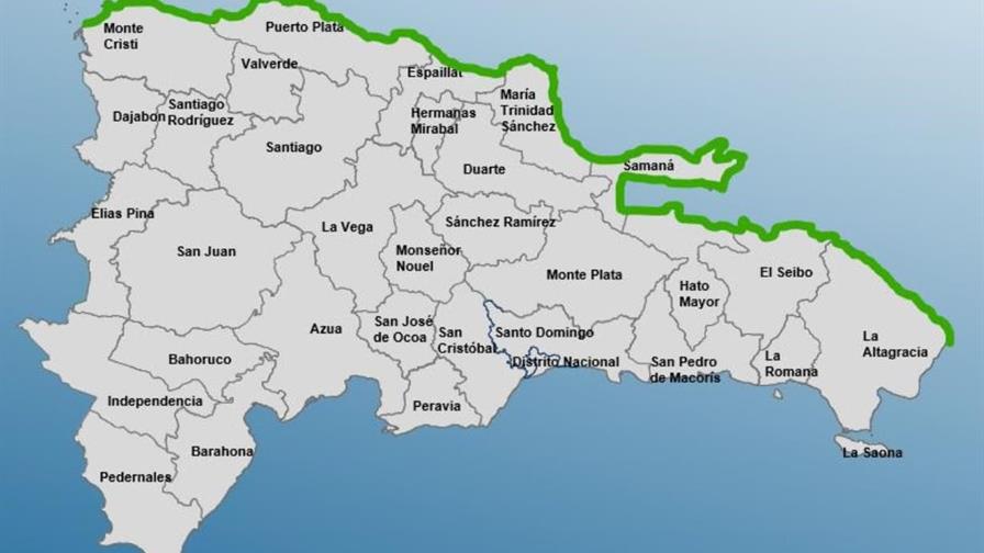 El COE emite alerta para embarcaciones y ba&ntilde;istas por oleaje peligroso de hasta 10 pies de altura