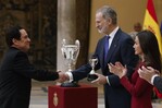 Los reyes de Espa&ntilde;a premian la dominicana Marileidy Paulino