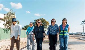 Autoridades afirman que avanza la construcci&oacute;n del Malec&oacute;n Deportivo y del Paseo 30 de Mayo