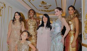 Giannina Azar deslumbra en el NYFW con su colecci&oacute;n "Juliette", moda con causa