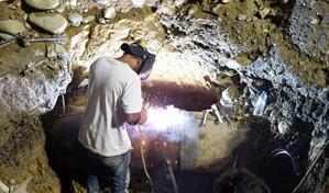 Restablecen servicio de agua tras aver&iacute;a provocada por trabajos del Monorriel en Santiago