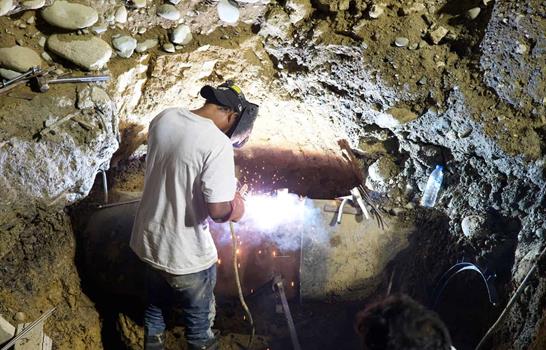 Restablecen servicio de agua tras aver&iacute;a provocada por trabajos del Monorriel en Santiago