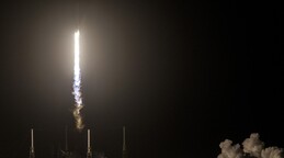 Una tripulaci&oacute;n internacional despega de Cabo Ca&ntilde;averal rumbo a la EEI