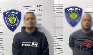 Dos hombres son apresados luego de tirotear una patrulla policial en Santiago