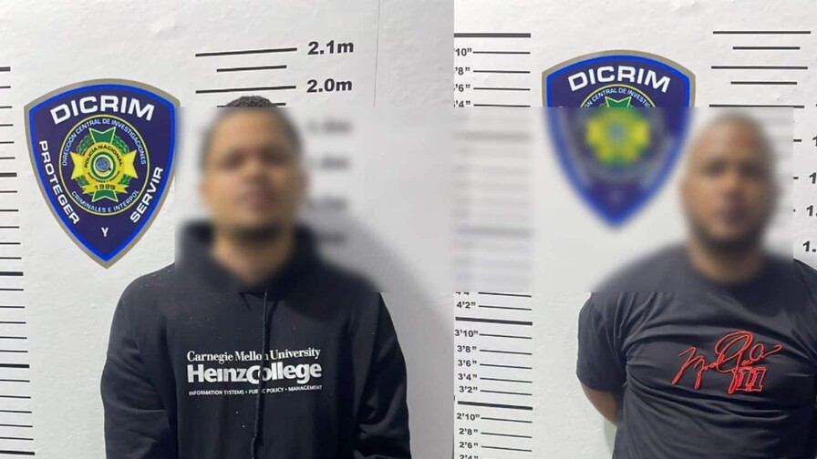 Dos hombres son apresados luego de tirotear una patrulla policial en Santiago