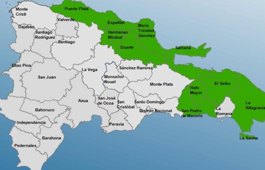 Aumentan las provincias en alerta verde por lluvias asociadas a vaguada y sistema frontal