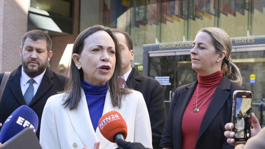 María Corina Machado se reunirá hoy con Marco Rubio en el Departamento de Estado de EE. UU.