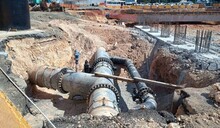 La Caasd pone en servicio tuber&iacute;a de 48 pulgadas y fortalece suministro de agua  en  la ciudad