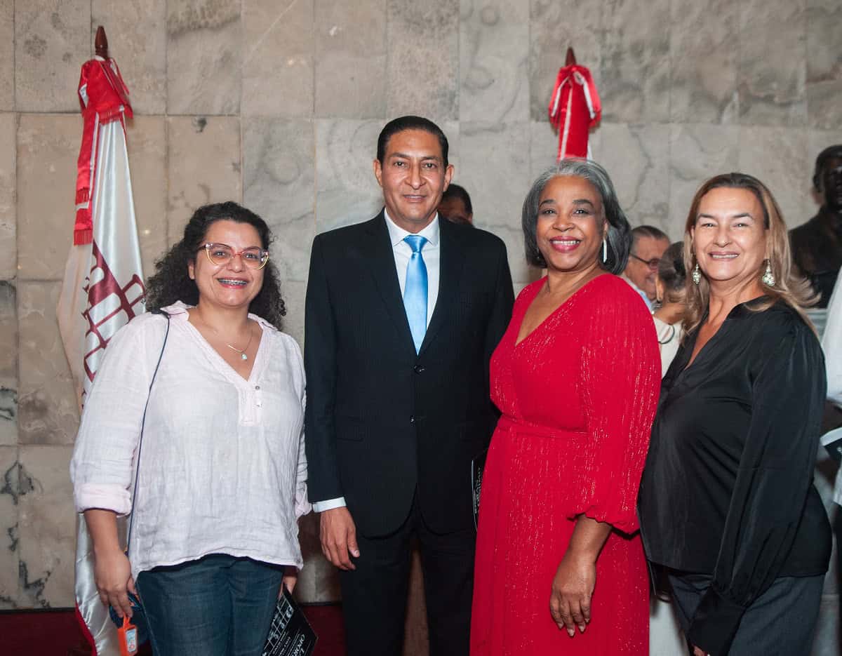  Aylin Marcelo, Iv&aacute;nn Gat&oacute;n, Nieves Peguero y Glenys Gonz&aacute;lez.