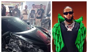 Detalles del aparatoso accidente que sufri&oacute; el exponente urbano El Alfa